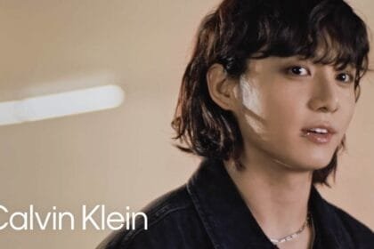 on set with jung kook calvin kle