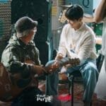 Ryeoun Rocks It Behind the Scenes of His Guitar Scene in Twinkling Watermelon