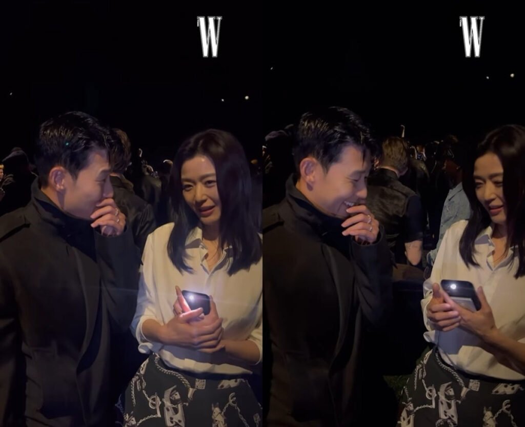 Son Heung Min Reunites with Jun Ji Hyun at Burberry Event While Sporting Injured Finger
