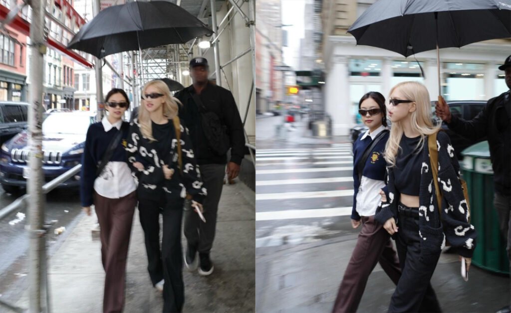 Blackpinks Rose and Jennie Spark Controversy with Bodyguard Umbrellas